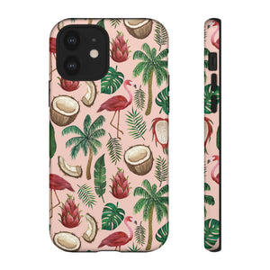Flamingo Coconut Phone Case