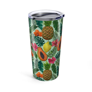 Pineapple and Papaya Travel Mug