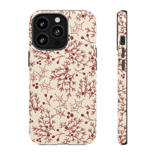 Load image into Gallery viewer, Red Christmas Branch Phone Case