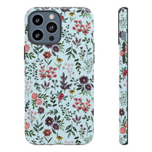 Load image into Gallery viewer, Bright Watercolor Flower - Blue Phone Case