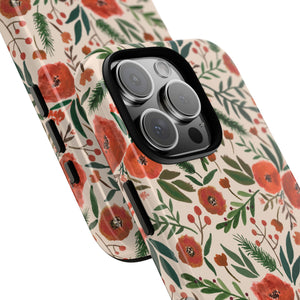 Christmas Floral Phone Case