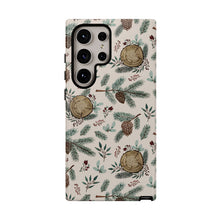 Load image into Gallery viewer, Winter Branches, Berries and Pine Cones Phone Case