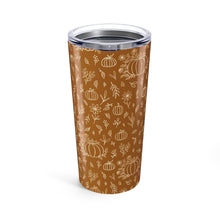 Load image into Gallery viewer, Bronze Ink Floral Travel Mug