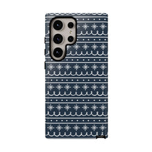 Load image into Gallery viewer, Blue Snowflake Pattern Phone Case