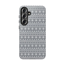 Load image into Gallery viewer, Gray Snowflake Pattern Phone Case