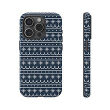 Load image into Gallery viewer, Blue Snowflake Pattern Phone Case