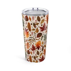 Watercolor Fall Leaves Travel Mug