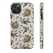 Load image into Gallery viewer, Winter Branches, Berries and Pine Cones Phone Case