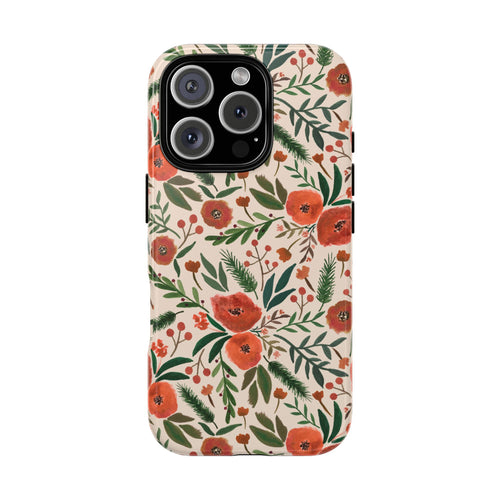 Christmas Floral Phone Case
