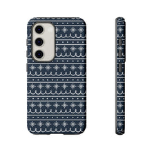 Load image into Gallery viewer, Blue Snowflake Pattern Phone Case