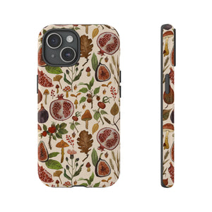 Rose Hips, Fruit and Leaves Phone Case