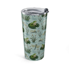 Load image into Gallery viewer, Frog and Dragonfly Travel Mug