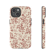 Load image into Gallery viewer, Red Christmas Branch Phone Case