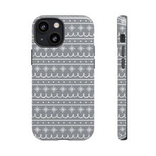 Load image into Gallery viewer, Gray Snowflake Pattern Phone Case
