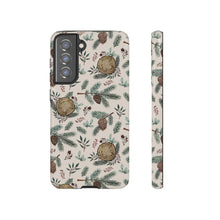 Load image into Gallery viewer, Winter Branches, Berries and Pine Cones Phone Case