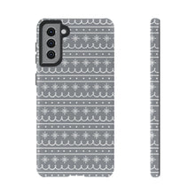 Load image into Gallery viewer, Gray Snowflake Pattern Phone Case