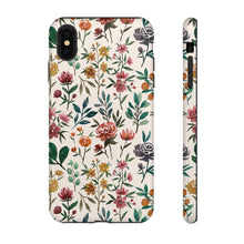 Load image into Gallery viewer, Colorful Watercolor Flowers Phone Case