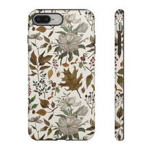 Load image into Gallery viewer, Watercolor Fall Leaves and Flowers Phone Case
