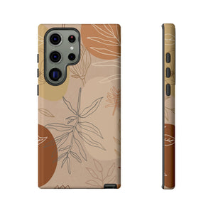 Orange Abstract Desert Phone Case