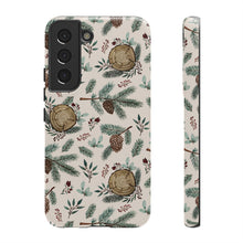 Load image into Gallery viewer, Winter Branches, Berries and Pine Cones Phone Case
