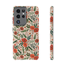 Load image into Gallery viewer, Christmas Floral Phone Case