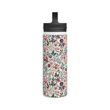 Load image into Gallery viewer, Spring Garden Flowers Handle Lid Water Bottle