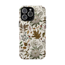 Load image into Gallery viewer, Watercolor Fall Leaves and Flowers Phone Case