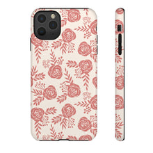 Load image into Gallery viewer, Warm Pink Floral Phone Case