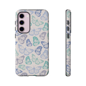 Purple and Green Butterfly Phone Case