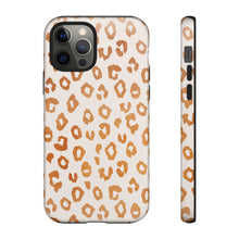 Load image into Gallery viewer, Copper Leopard Print Phone Case