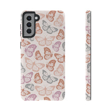 Load image into Gallery viewer, Orange and Pink Butterfly Phone Case