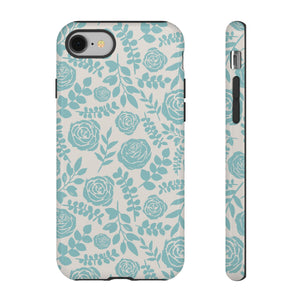 Baby Blue Floral Phone Case
