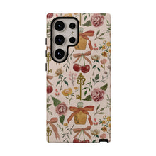 Load image into Gallery viewer, Bows, Flowers and Cherries Phone Case