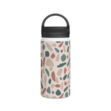 Load image into Gallery viewer, Warm Terrazzo Handle Lid Water Bottle