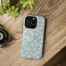 Load image into Gallery viewer, Baby Blue Floral Phone Case