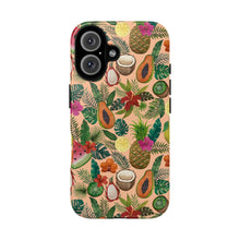 Load image into Gallery viewer, Tropical Fruit and Flowers Phone Case
