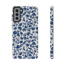 Load image into Gallery viewer, Dark Blue Floral Phone Case