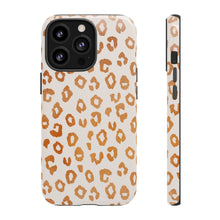 Load image into Gallery viewer, Copper Leopard Print Phone Case