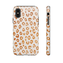 Load image into Gallery viewer, Copper Leopard Print Phone Case