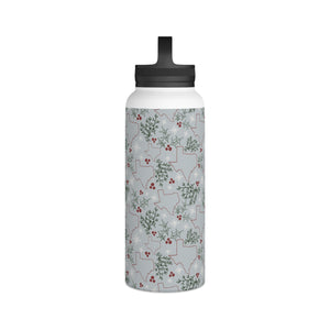 Texas Christmas Handle Lid Water Bottle