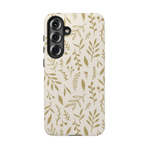 Gold Falling Leaves Phone Case