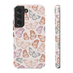 Orange and Pink Butterfly Phone Case