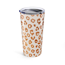 Load image into Gallery viewer, Copper Leopard Print Travel Mug
