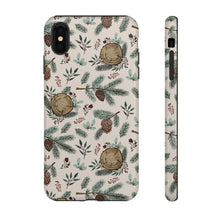 Load image into Gallery viewer, Winter Branches, Berries and Pine Cones Phone Case