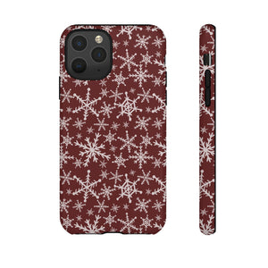 Red Snowflakes Phone Case