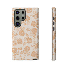 Load image into Gallery viewer, Light Orange Floral Phone Case