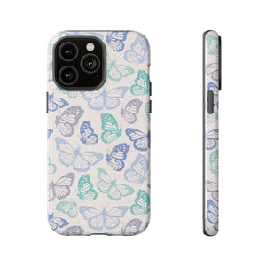 Purple and Green Butterfly Phone Case