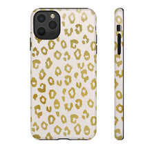Load image into Gallery viewer, Gold Leopard Print Phone Case
