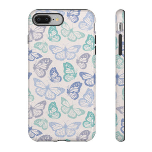 Purple and Green Butterfly Phone Case