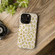 Load image into Gallery viewer, Gold Leopard Print Phone Case